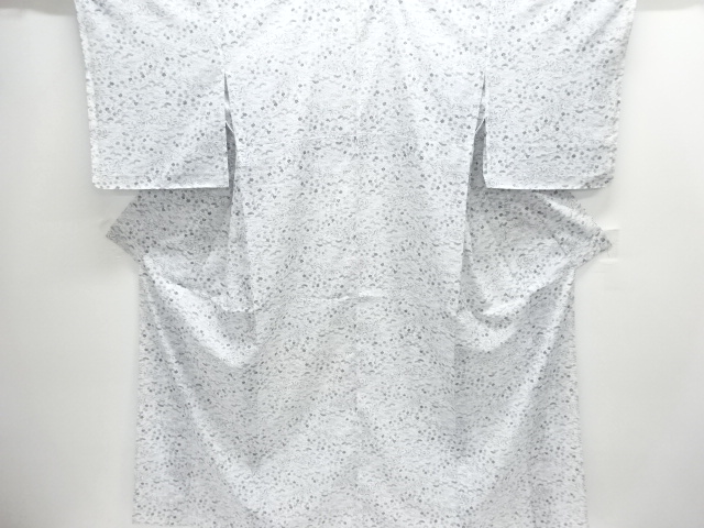 JAPANESE KIMONO / UNUSED KIMONO FOR SUMMER: KOMON / CLOUDS / PINE / BA